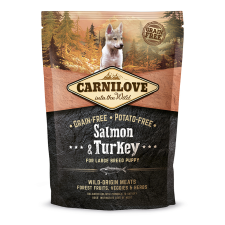 Carnilove Puppy Salmon&Turkey Large - Lazac&Pulyka 2x1,5kg kutyaeledel