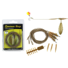 Carp Academy komplett végszerelék ólombetétes zsinóron ólomkapoccsal - 35lbs