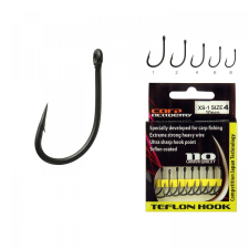 Carp Academy Teflon Hook XS-1 horog 10db teflon bevonattal - 2 horog