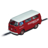 Carrera Digital 132 VW Bus T2b Porsche Renndienst pályaautó - Piros/fehér