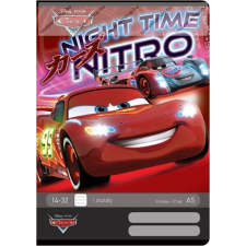 Cars/Verdák Nitro 1. osztályos vonalas füzet, A5/14-32 füzet