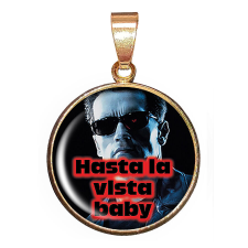 CARSTON Elegant – Hasta la Vista – medál lánccal vagy kulcstartóval medál