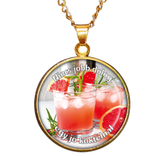 CARSTON Elegant Koktél – medál lánccal medál