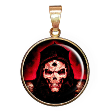 CARSTON Elegant Skull 4. medál lánccal vagy kulcstartóval medál