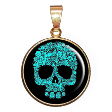 CARSTON Elegant – Skull 5. medál lánccal vagy kulcstartóval medál