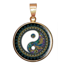 CARSTON Elegant – Yin Yang medál lánccal vagy kulcstartóval medál