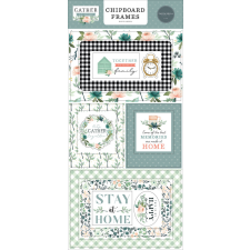 Carta Bella Chipboard , Gather At Home / Echo Park Chipboard Frames (1 csomag) dekorációs kellék
