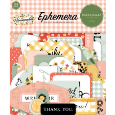 Carta Bella Kivágatok - Ephemera - Homemade (1 csomag) matrica