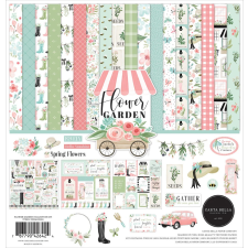 Carta Bella Papírkészlet 12", Carta Bella Flower Garden / Collection Kit - (1 csomag) decoupage papír