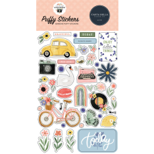Carta Bella Pufi matrica - Puffy Stickers - Here There And Everywhere (1 ív) matrica