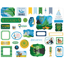 Carta Bella Wizard Of Oz Kivágatok Ephemera (1 csomag) matrica
