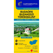 Cartographia Kft. Budaörs - Budakeszi - Törökbálint Várostérkép 1:15000 térkép