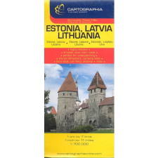 Cartographia Kft. Észtország, Lettország, Litvánia térkép (1:700 000) /Európai autótérképek utazás