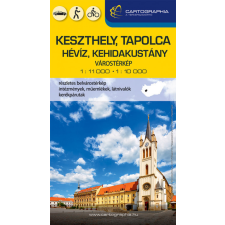 Cartographia Kft. Keszthely, Tapolca, Hévíz, Kehidakustány várostérkép térkép