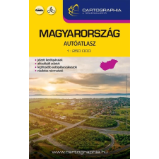 Cartographia Kft. Magyarország autóatlasz (1:250.000) kicsi &quot;SC&quot; 2023 utazás
