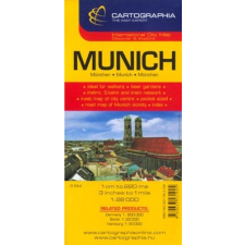 Cartographia Kft. München City Map 1:22 000 térkép