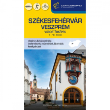 Cartographia Székesfehérvár várostérkép, Veszprém várostérkép Cartographia 2021 térkép