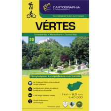 Cartographia Vértes turistatérkép Cartographia 1:40 000 térkép