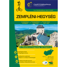Cartographia Zempléni-hegység turistakalauz Cartographia 1:40 000 Zempléni hegység turista térkép utazás