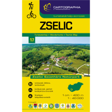 Cartographia Zselic turistatérkép Cartographia 1:60 000 Zselic túratérkép 2023 térkép