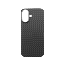 CASE AND PRO aramid karbon tok, iPhone 16, fekete (CARB-IPH16-BK) tok és táska