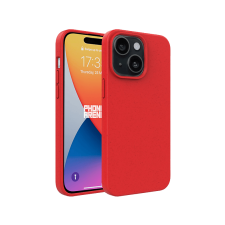 CASE AND PRO GoGreen iPhone 15 Plus, piros (GREEN-IPH15P-R) mobiltelefon kellék