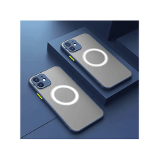 CASE AND PRO iPhone 15 mágneses műanyag tok, kék-zöld (MATTM-IPH15-BLG) tok és táska