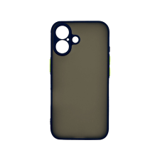 CASE AND PRO iPhone 16 műanyag tok, kék-zöld (MATT-IPH16-BLG) tok és táska