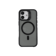 CASE AND PRO iPhone 17 mágneses kamera kitámasztós tok, fekete (MAGC-IPH17-BK) tok és táska