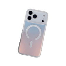 CASE AND PRO iPhone 17 Pro mágneses lézernyomott tok, átlátszó (MAGL-IPH17PR) tok és táska