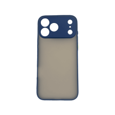 CASE AND PRO iPhone 17 Pro műanyag tok, kék-zöld (MATT-IPH17PR-BLG) tok és táska