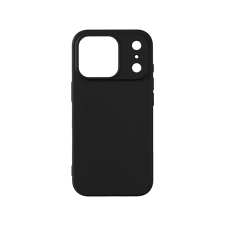 CASE AND PRO iPhone 17 Pro premium szilikon tok, fekete (PREM-IPH17PR-BK) tok és táska
