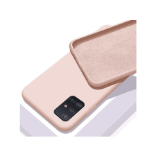 CASE AND PRO Premium szilikon tok, iPhone 14 Pro, puder (Prem-Iph1461P-Pu) tok és táska