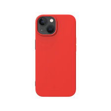 CASE AND PRO Premium szilikon tok, iPhone 15 Plus, piros (PREM-IPH15P-R) tok és táska