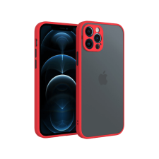 CASE AND PRO Samsung Galaxy A04s műanyag tok, piros-fekete (Matt-A04S-Rbk) tok és táska