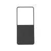CASE AND PRO Samsung Z Flip 7, mágneses aramid karbon tok, fekete (CARBM-FLIP7-BK)