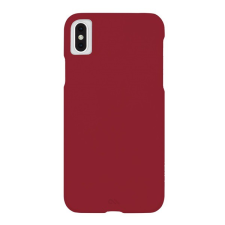 CASE-MATE BARELY THERE műanyag telefonvédő (ultrakönnyű) BORDÓ [Apple iPhone XS 5.8] (CM037952) tok és táska