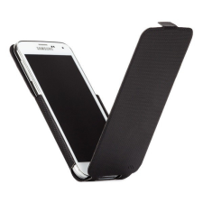 CASE-MATE tok álló (FLIP, textil minta) SLIM FLIP - FEKETE [Samsung Galaxy S5 (SM-G900)] tok és táska