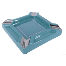 Caseti Nagy méretű Casetti szivarhamutál 4 szivar részére - zöld hamutartó