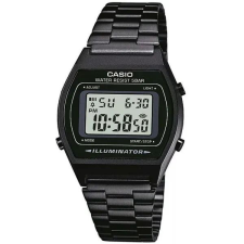 Casio B640WB-1ADF férfi retro karóra LCD, fekete acél, WR50 vízálló karóra