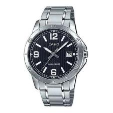 Casio Casio férfi kvarc óra - ezüst/fekete, dátum, wr30 karóra