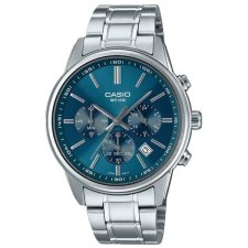 Casio Casio MTP-E515D-2A1 férfi karóra, kék számlap, acél szíj, WR50 karóra