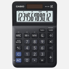 Casio MS-20F Asztali számológép Black számológép