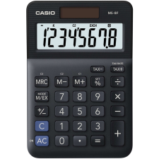 Casio MS 8 F számológép asztali 8 számjegy fekete számológép