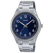 Casio MTP-V005D-2B4 férfi karóra, acél, 40 mm, WR30, kék karóra