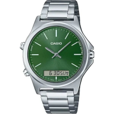 Casio MTP-VC01D-3E férfi karóra, acél szíj, zöld számlap, WR50 karóra
