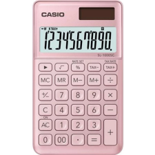 Casio SL 1000 zsebszámológép világos rózsaszín számológép