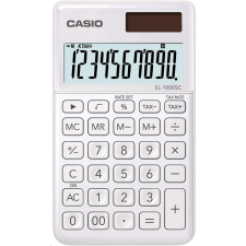 Casio SL-1000SC-WE zsebszámológép, fehér (SL-1000SC-WE) számológép