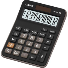 Casio Számológép, asztali, 10 számjegy, CASIO &quot;MX 12B&quot;, fekete számológép