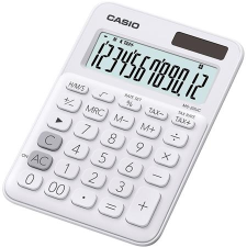 Casio Számológép, asztali, 12 számjegy, CASIO  MS 20UC , fehér számológép